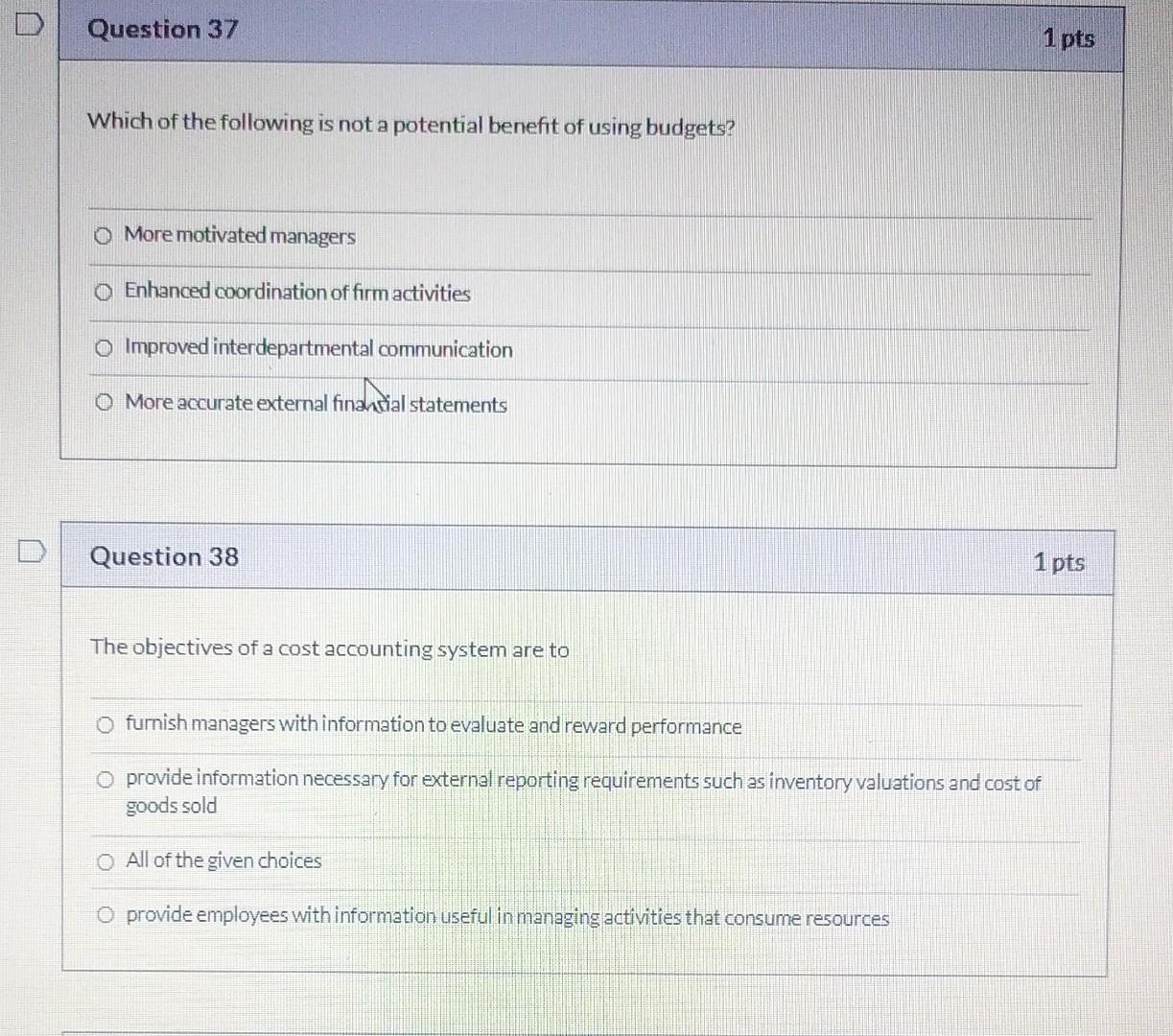 from financing activities is not impacted by the choice between the direct