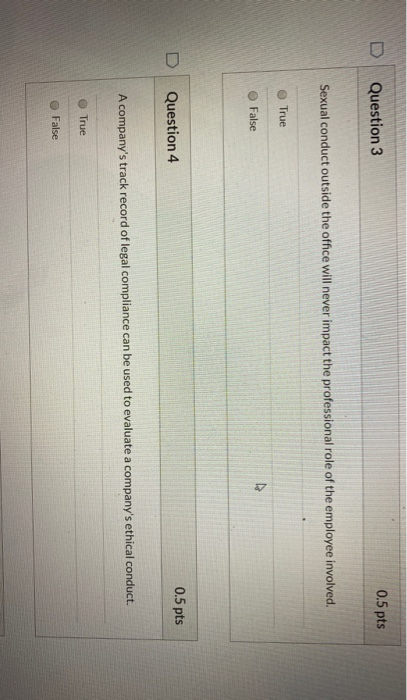 personal ethical system, which of the following would NOT be appropriate to