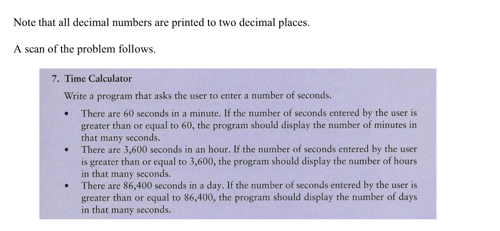 7 on page 223 of our book. Your program should prompt the