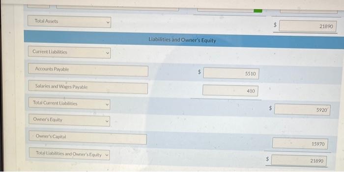 Equipment } \\ \hline 7/1 & 8,160 & \\ \hline 7/31Bal. &