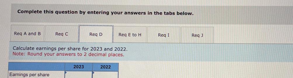 for 2023 and 2022. b. Calculate return on equity for 2023 and