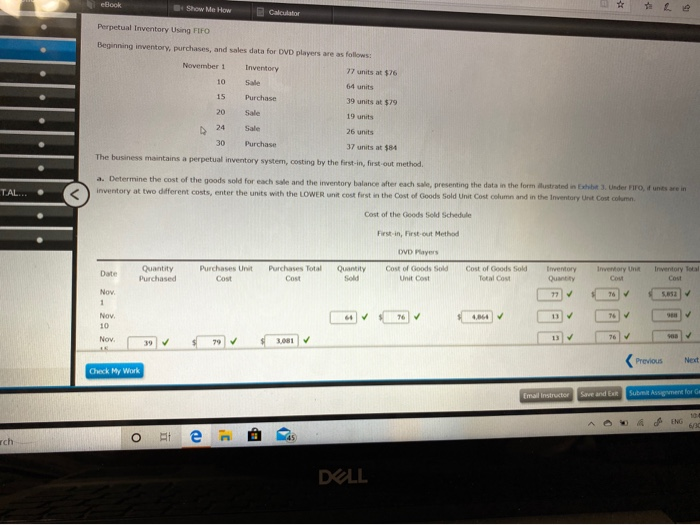  I need help please! Chapter 6 Acct 1 ebook Show Me
