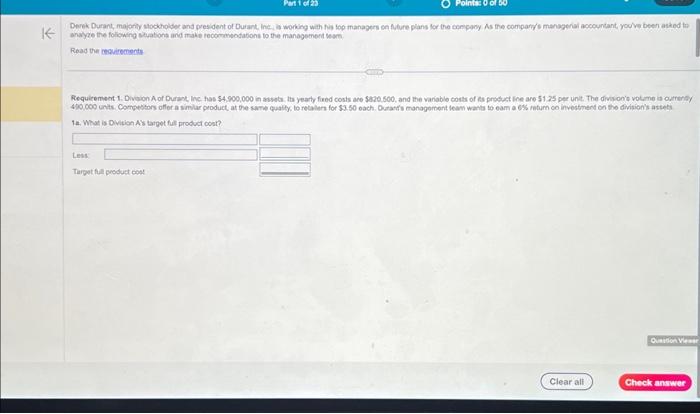  please help!! thanks! Requirements b. What is your recommendation so the
