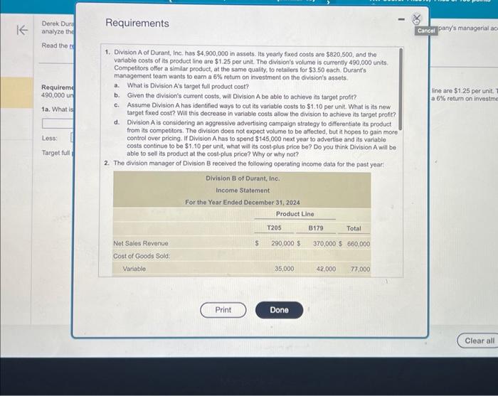 Inc. has $4,900,000 in assets. Its yearly fixed costs are $820,500, and