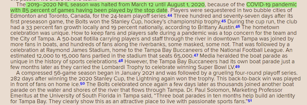 core elements. (pertaining to Marketing Management) The National Hockey League uses the