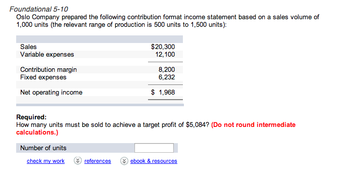 $75, 800 per month and the company is selling 4, 000 units