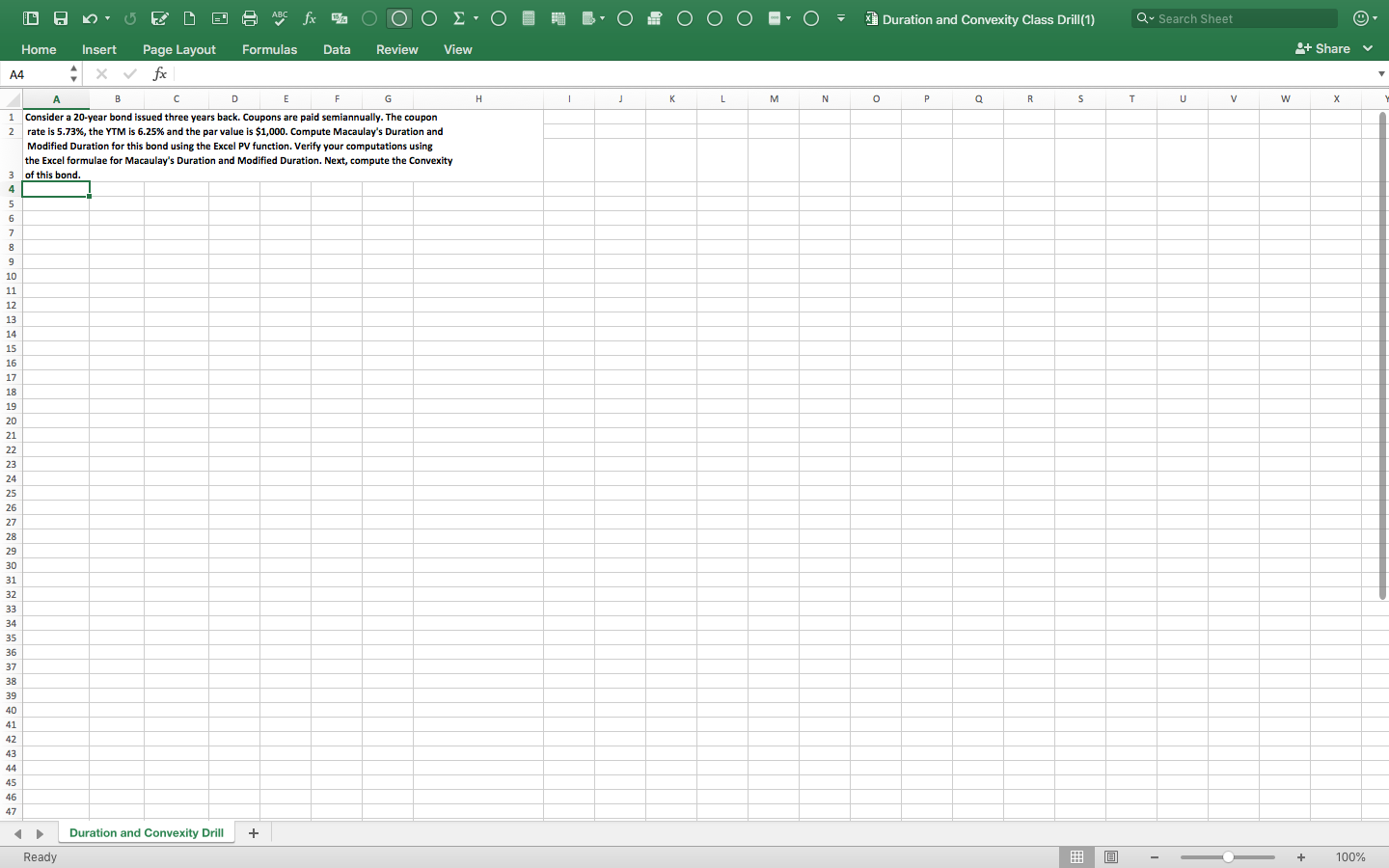 PLEASE PROVIDE STEP-BY-STEP DETAILS TO SOLVE USING EXCEL Consider a 20-year bond