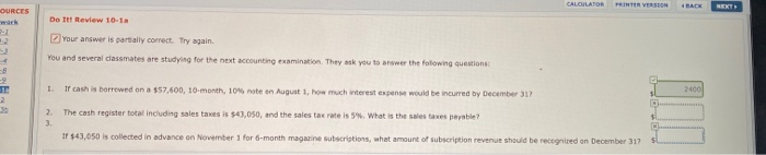  CALCULATOR PRINTER VERSION 4 CE NEXT OURCES Do ItReview 10-12 Your