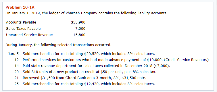 I got everything except the Balance Sheet. Problem 10-1A On January 1,