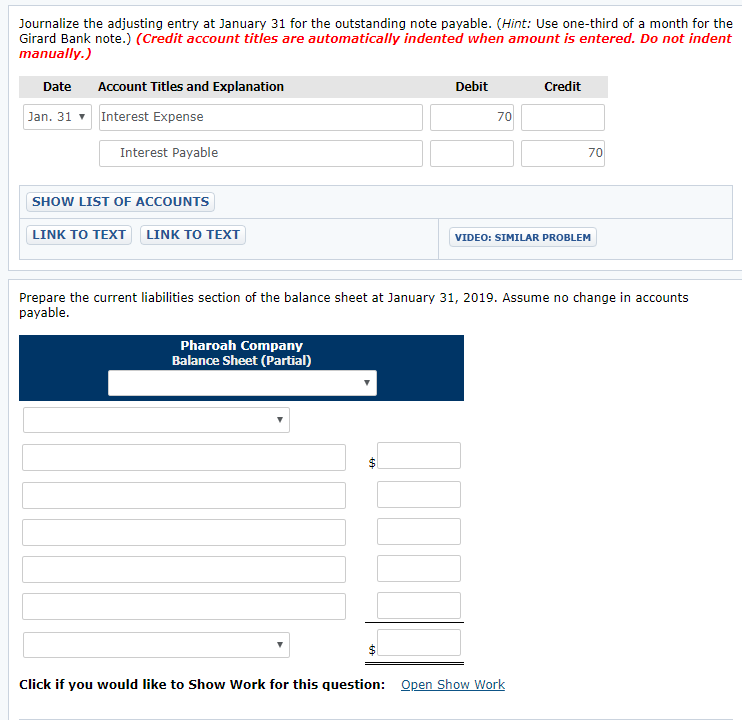 Payable Sales Taxes Payable Unearned Service Revenue $53,900 7,000 15,800 During January,