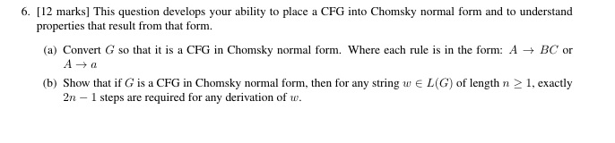  6. [12 marks] This question develops your ability to place a