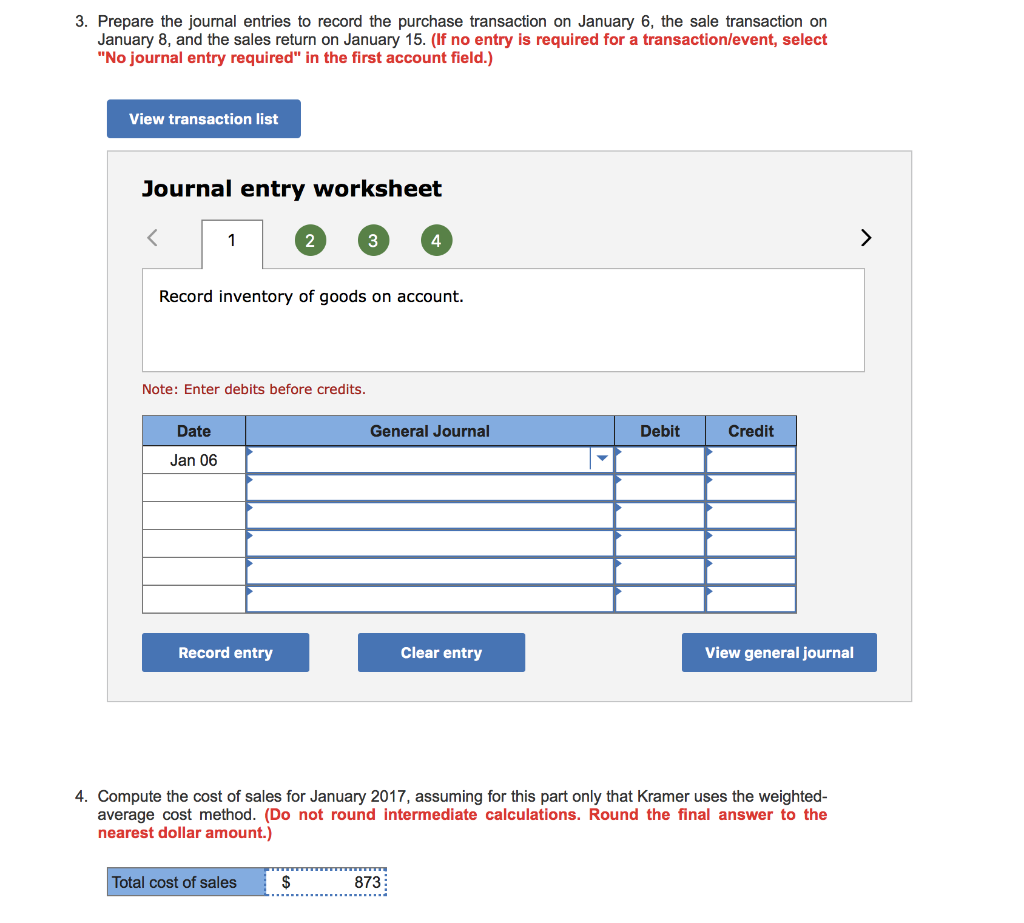 Kramer Corp. reported the following sale and purchase transactions related to a