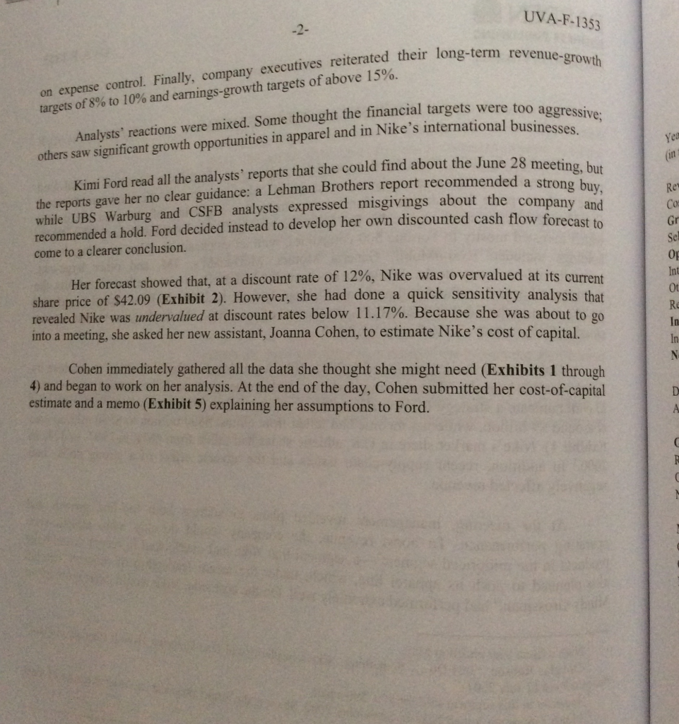 estimate a firms cost of capital? Is the WACC set by investors