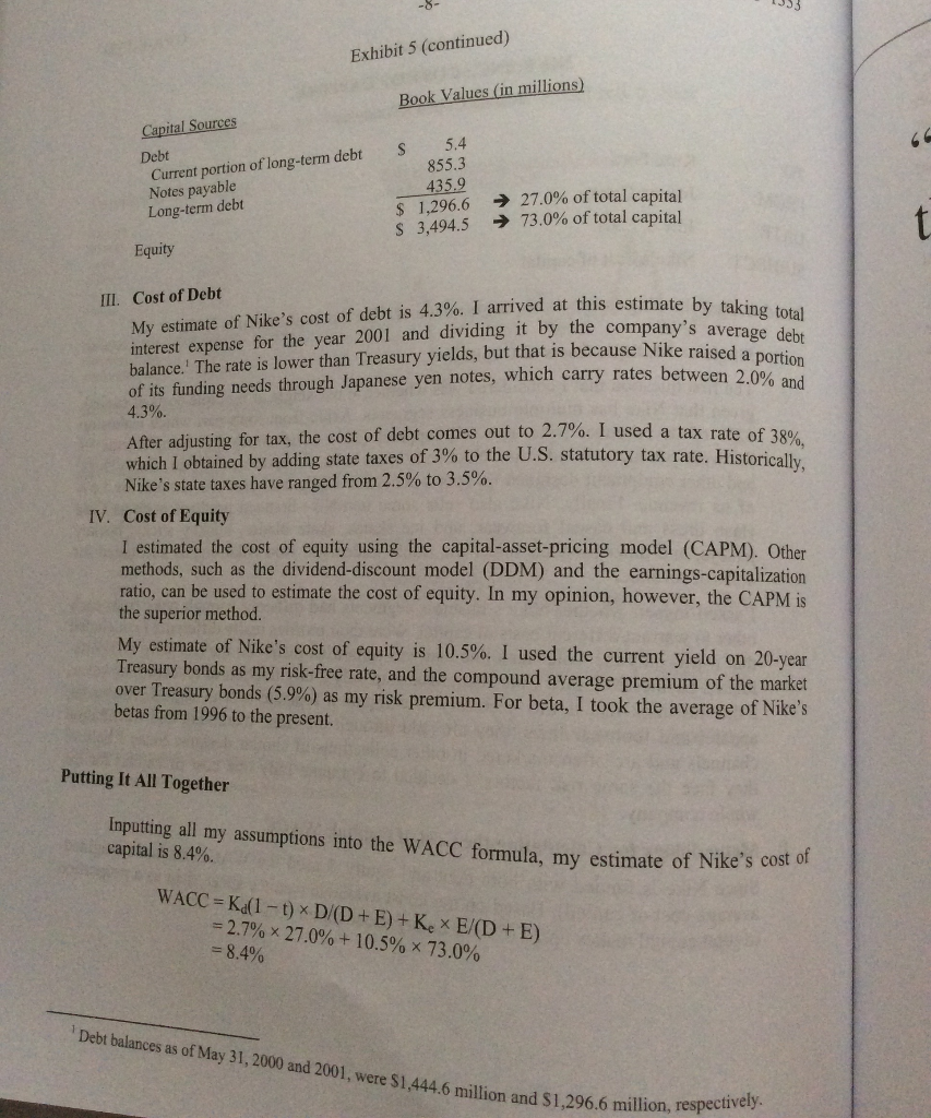calculations, and identify and justify the sources for your data. Explain the