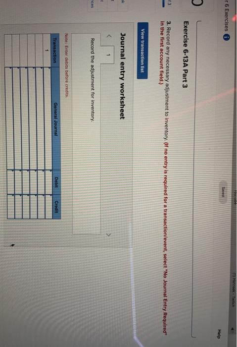 questions displayed below.) Home Furnishings reports inventory using the lower of cost