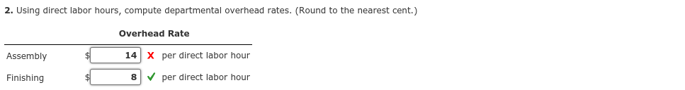 to these four departments: 1. Allocate the overhead costs of the support