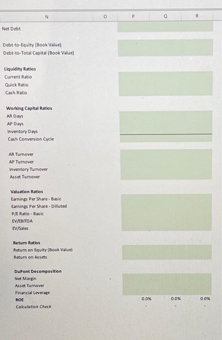 Babre sheet Year Insed lanuary 11 ( h MM USD) Net Debt