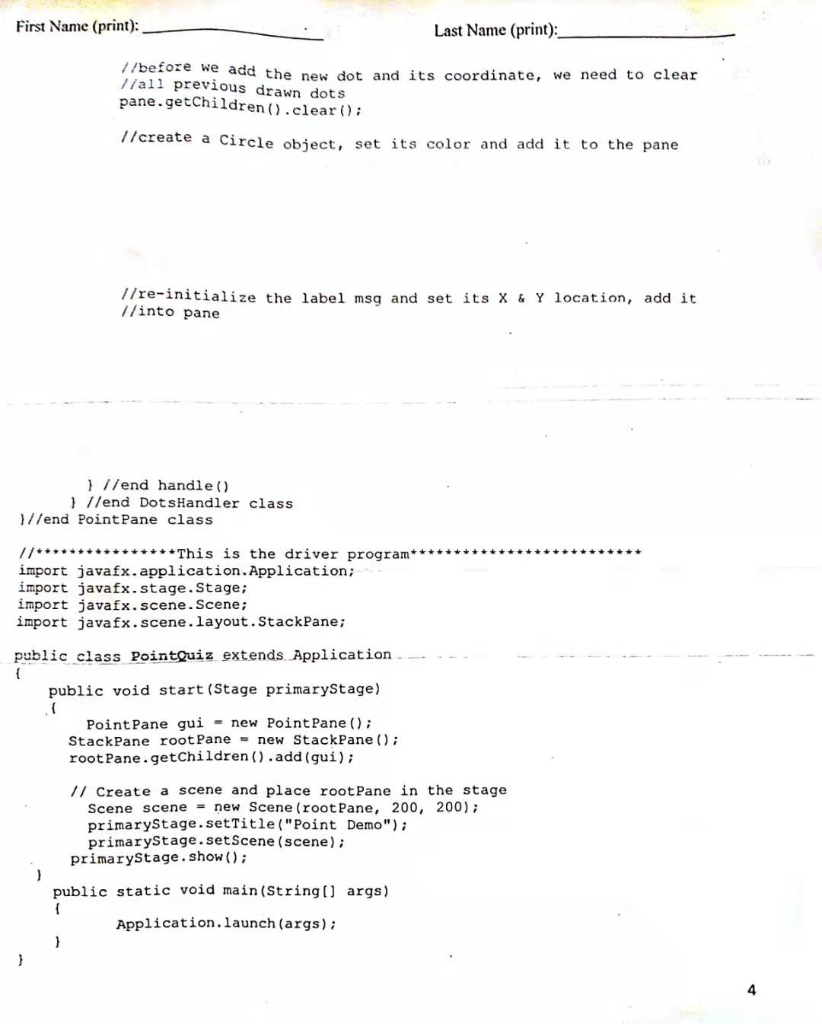 quiz question, it's due tommrow! Thanks! 2 2. Complete the code in