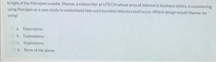 this study, gender, location and family support are examples of: a. Dependent