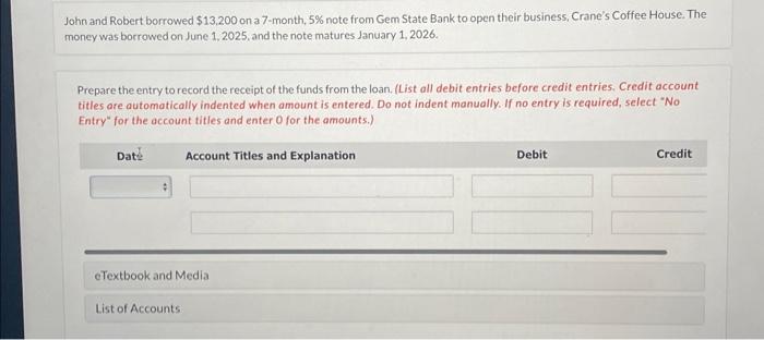 answer the questions John and Robert borrowed $13,200 on a 7-month, 5%