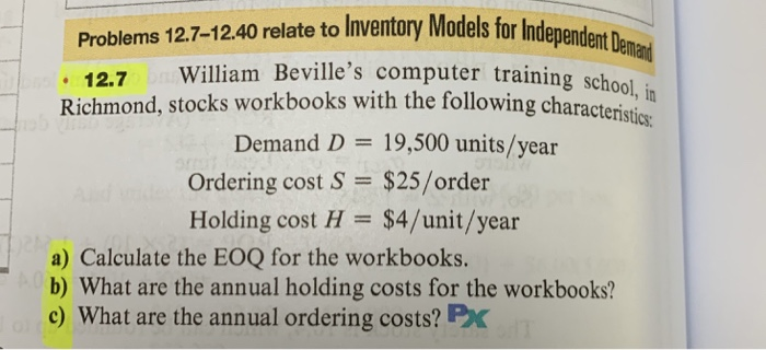  Question 1: solve problem 13.7 parts a), b), and c) given