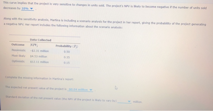 analysis technique to evaluate project risk. You would change several input variables