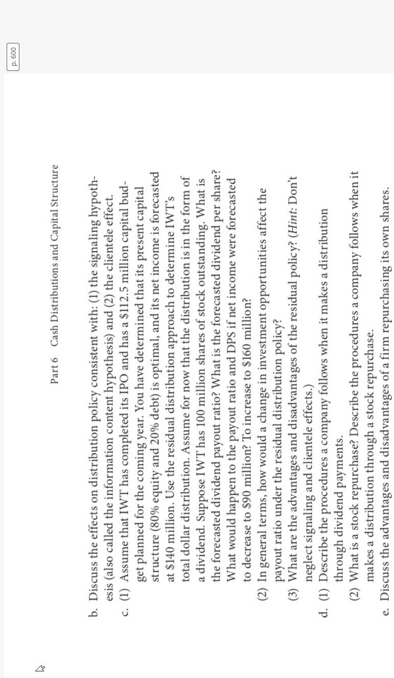 Case Study: Mini-Case: Integrated Waveguide Technologies, (end of Chapter 14). Respond to