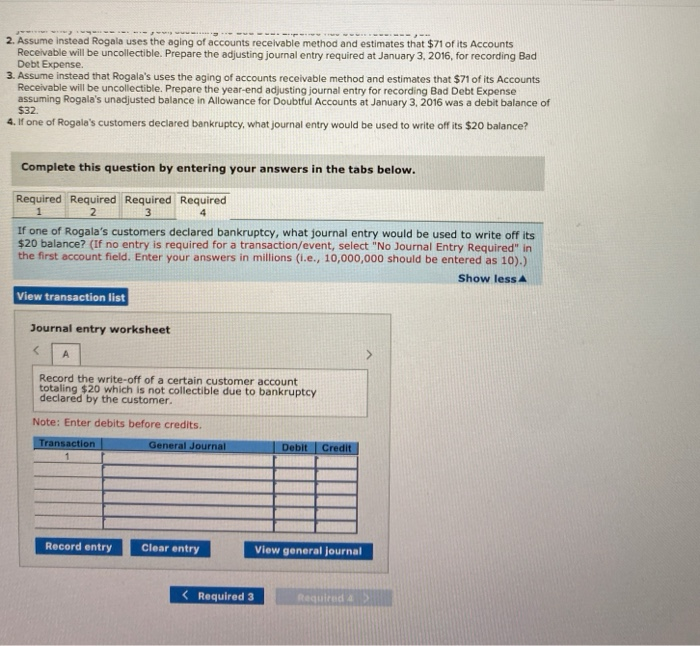 Credits Accounts Receivable Allowance for Doubtful 28 Accounts Sales (assume all on