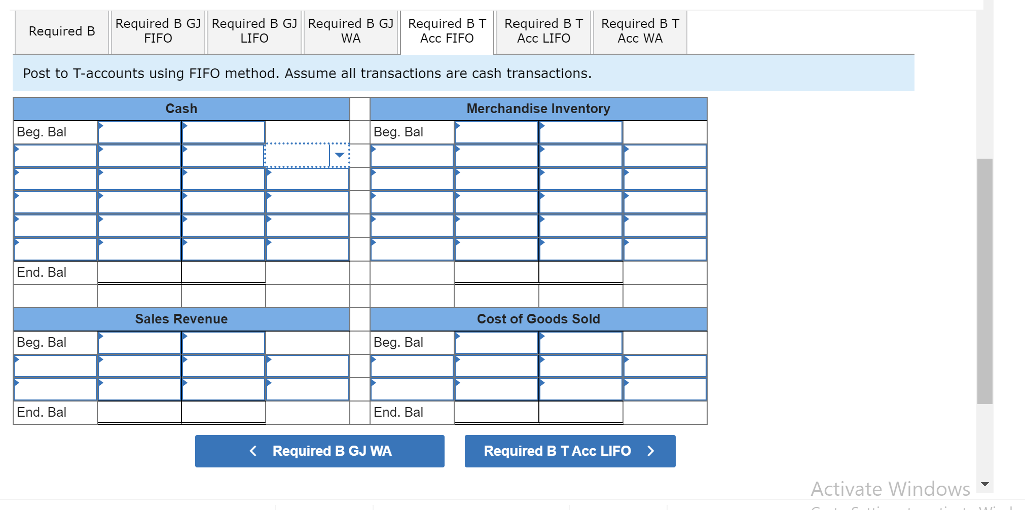 to the questions displayed below.] The Shirt Shop had the following transactions