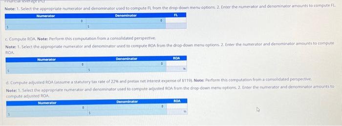 equily (ROE) from the perspective of a 3M shareholder. Note: 1. Select