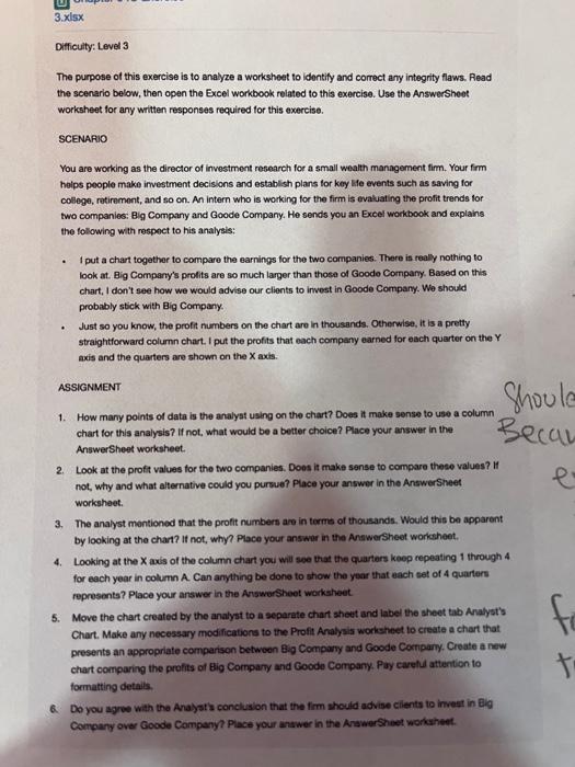  3. x5x Difficuity: Level 3 The purpose of this exercise is