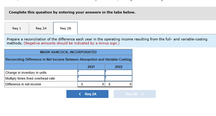 perlod. 2-b. Prepare a reconcillation of the difference each year in the