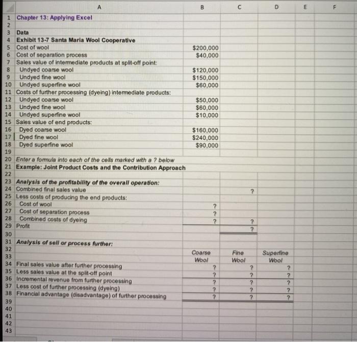 85. Verify that your worksheet matches the example in the text. Check