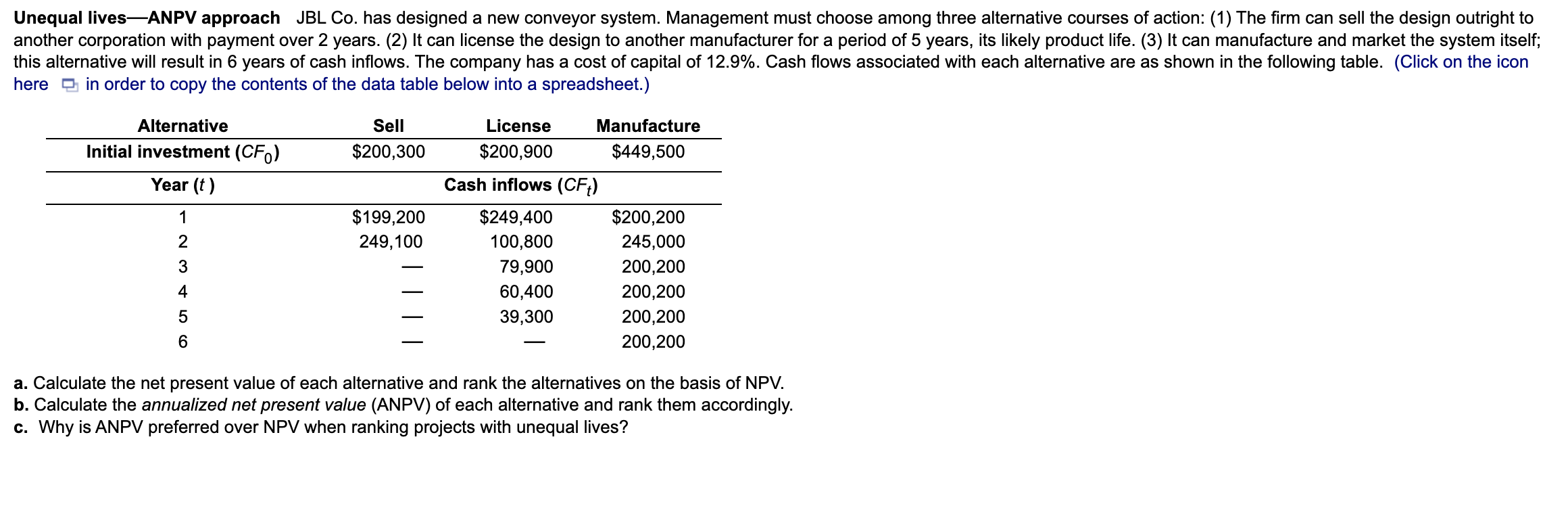 QUESTION 12 CHAPTER 11 HW here in order to copy the contents