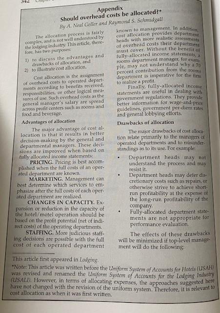 What are your thoughts on this? Should they be? Appendix Should