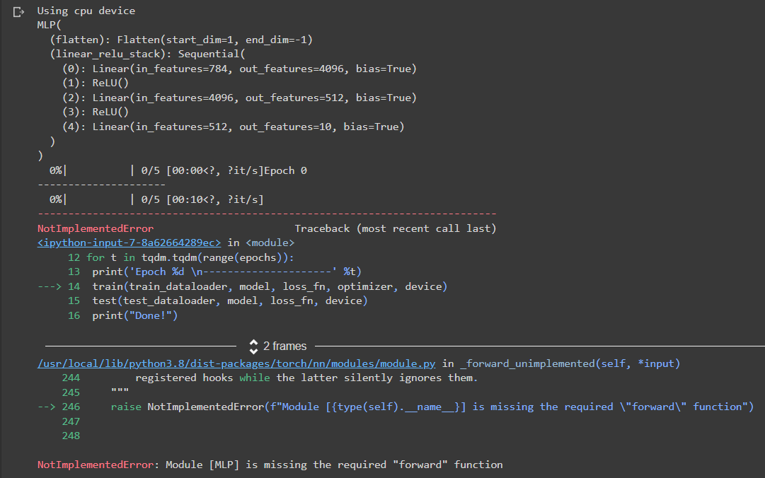 cell which is cell 7. Here is the error: What am I