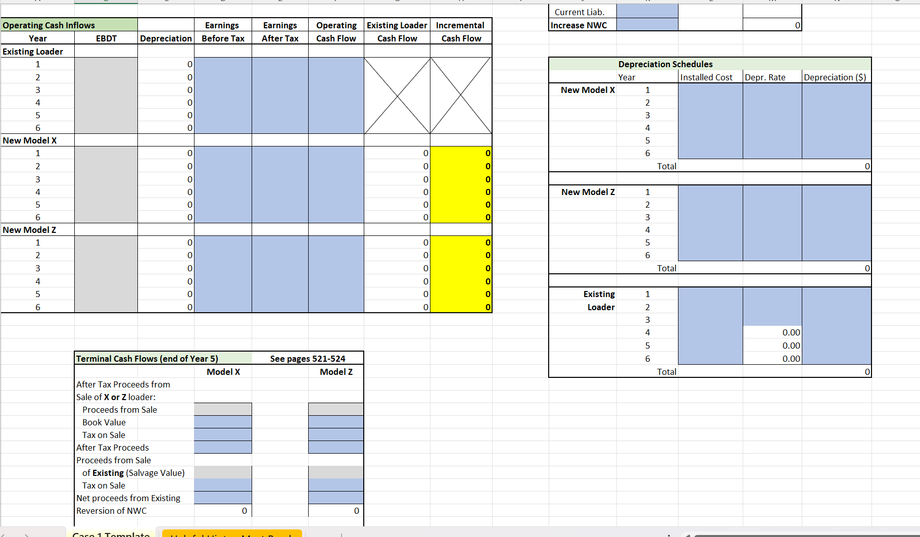 MACRS depreciation schedule will be used. At the end of 5 years,