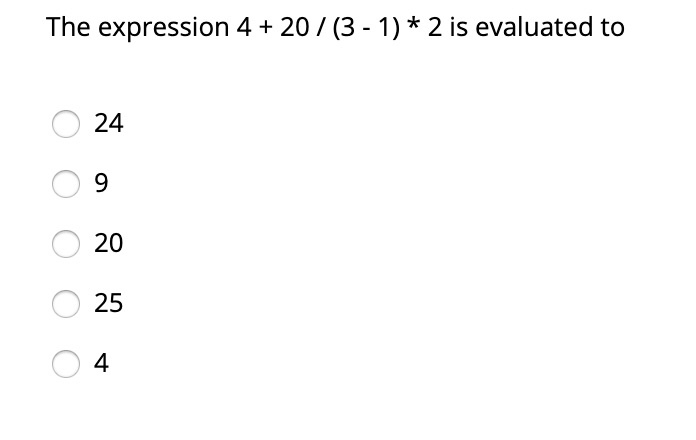 x = 2; int y = 1; x*= y + 1; x