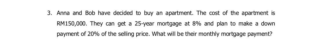  PLEASE SHOW THE STEP HOW TO DO. 3. Anna and Bob