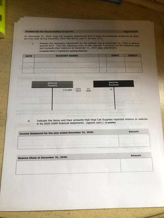  Problem Set 11 Course Outline #2 and 4 Page 3 of