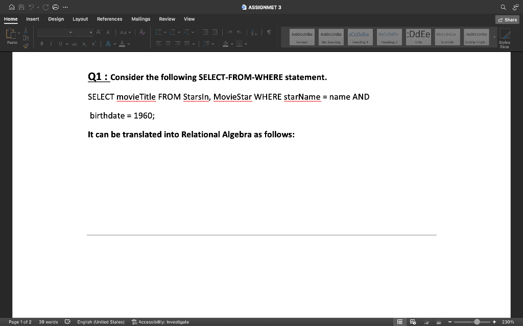 that we want to retrieve the name of the Employee and Names