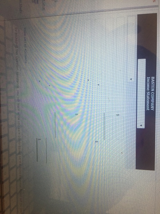 Basten Company at year-end, July 31, 2017. Salaries and wages payable Salaries