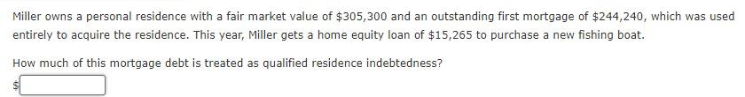 holds qualified property with an unadjusted basis of $10,000. Laura is employed