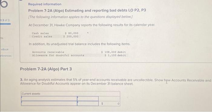 Hawke Company reports the following results for its calendar year. In addition,