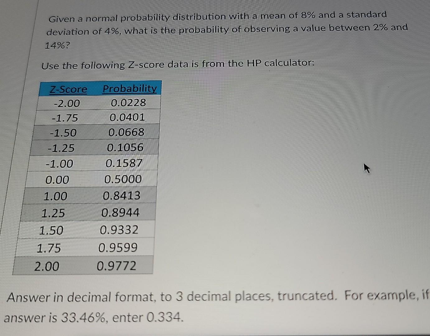 Need help with Finance Question, read it carefully and check your answer