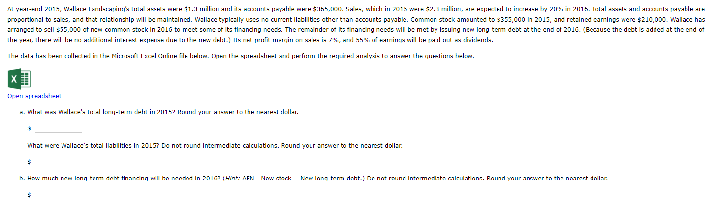 The data has been collected in the Microsoft Excel Online file