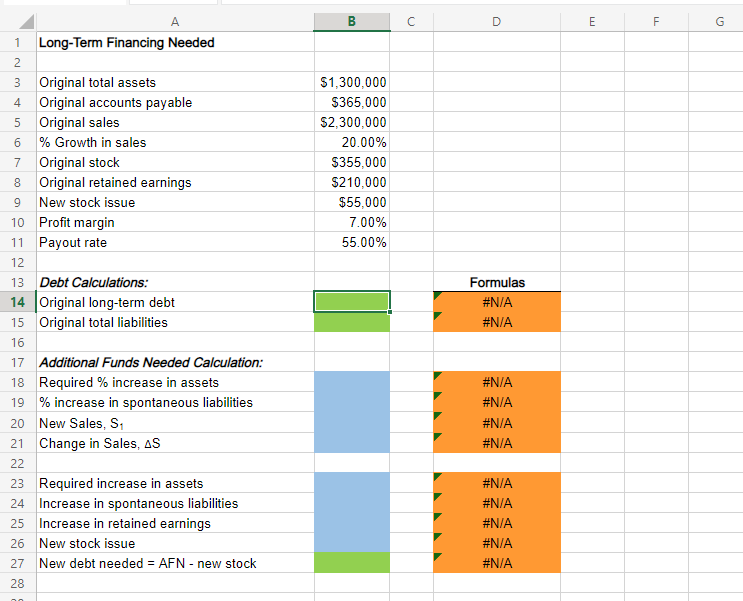 below. Open the spreadsheet and perform the required analysis to answer the