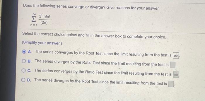  fixed please solve calc 2 not accounting sorry Does the following