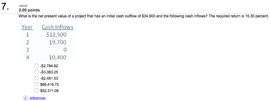 rate of return is 14.6 percent for project A and 13.8 percent