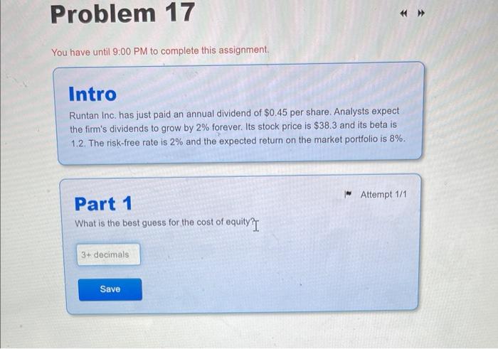  You have until 9:00 PM to complete this assignment. Intro Runtan